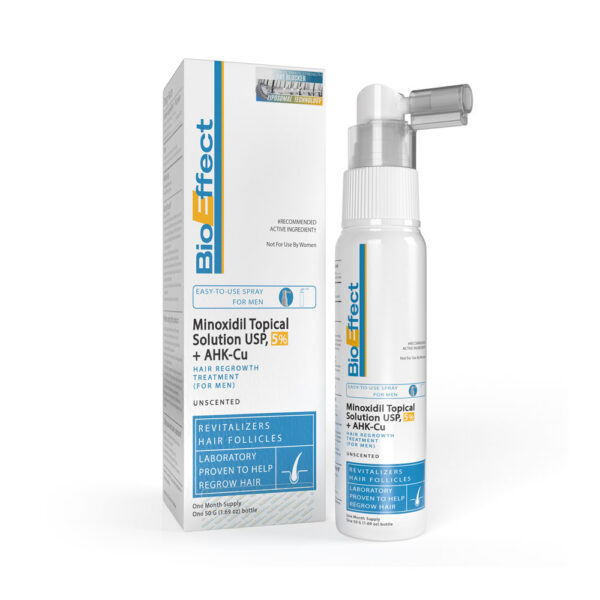 Bio-effect Minoxidil topically treatment hair loss.